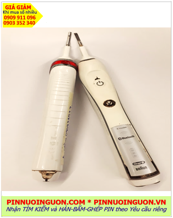 Pin bàn chải đánh răng ORAL B BRAUN; Thay Pin sạc bàn chải đánh răng ORAL B BRAUN /Nhận hàn ghép pin theo yêu cầu